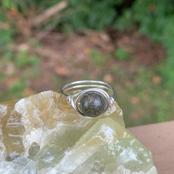 Bloodstone ring - Picture 1 of 5